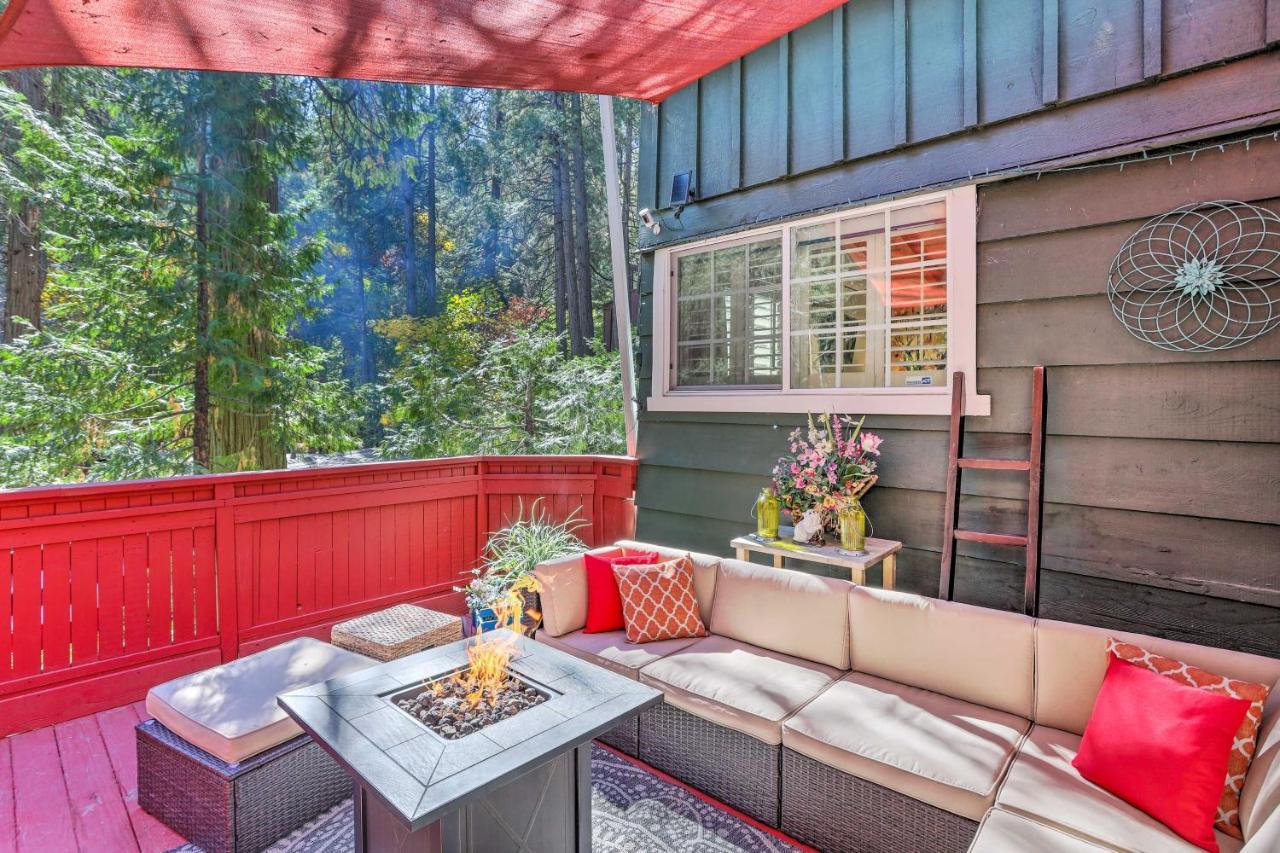 Boho Crestline Cabin, 1 Mile To Lake Gregory! Екстер'єр фото