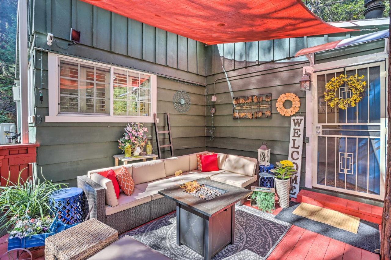 Boho Crestline Cabin, 1 Mile To Lake Gregory! Екстер'єр фото